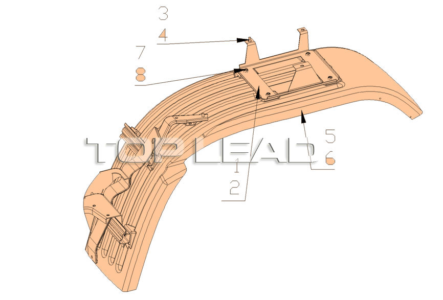 Front Wheel Fender Left