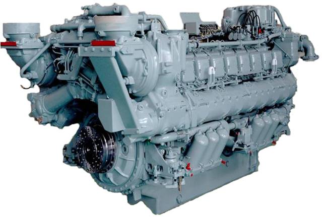 Weichai WD415, WD615, D12 marine diesel engine