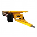 Flatbed Pulling Cargo Trailer