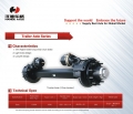 SHACMAN® Genuine - HANDE Disc Brake Trailer Axle - 13T/ 16T