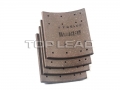 QINYAN® Genuine -FUWA trailer Brake lining- Spare Parts for SINOTRUK HOWO Part No.:SCP-FH16T