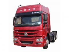 Easy installation SINOTRUK HOWO 6x2 Tractor Truck With Two Bunks, Rear Axle Rised Tractor Truck, Trailer Head