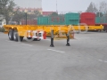 Hot Sale Skeleton Semi Trailer for 20ft 40ft, Container Transprot Truck Trailer