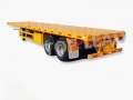 Hot Sale Flatbed Semi Trailer for 20' 40', 40 Feet Flatbed Truck Trailer, 20ft Container Trailer