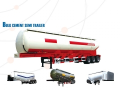 Hot sale Cement Bulk Trailer With Reasonable Price, Powder Tank Semi Trailer, Cement Tank Truck Trailer