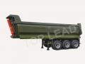 Good Quality Rear Dump Semi Trailer, 3 Axle Tipper Semi Trailer, Rear Tipper Trailer