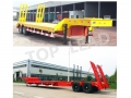 Best Selling Low bed Semi Trailer, Construction Machinery Transport Trailer, Low Flatbed Truck Semi Trailer