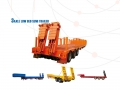 Best Selling Low bed Semi Trailer, Construction Machinery Transport Trailer, Low Flatbed Truck Semi Trailer