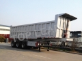 Good Quality Rear Dump Semi Trailer, 3 Axle Tipper Semi Trailer, Rear Tipper Trailer