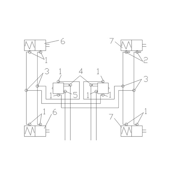 Double rear axle parts