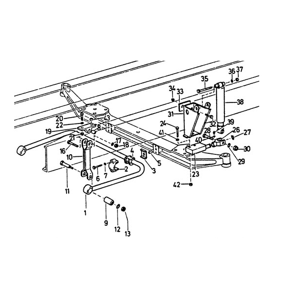 6×4 STABLIZER,SHOCK ABSORBER FRONT