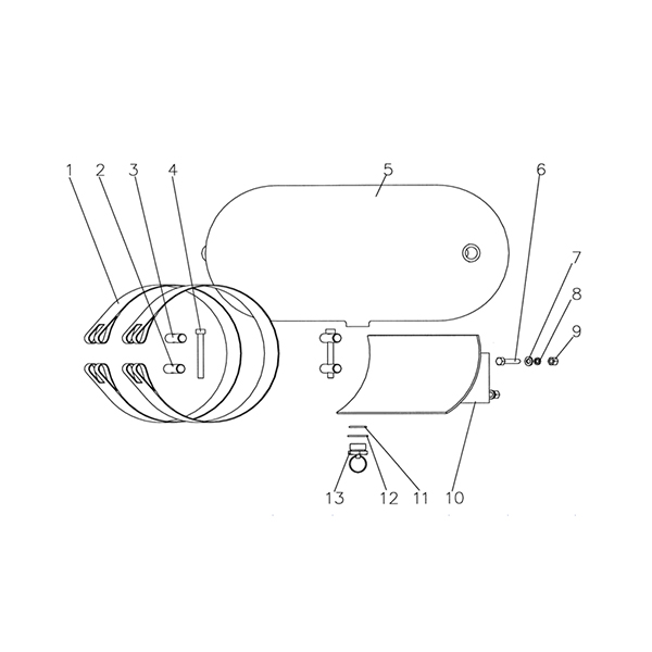 20L AIR RESERVOIR FIXATION/20L