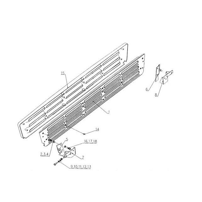 GRILLE OF BUMPER