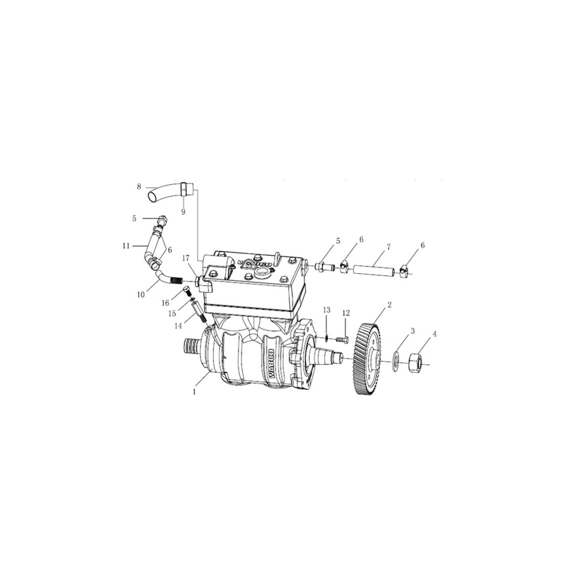 WATER-COOLED AIR COMPRESSOR