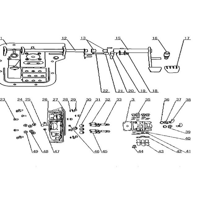 BRAKE MECHANISM INSIDE CABIN