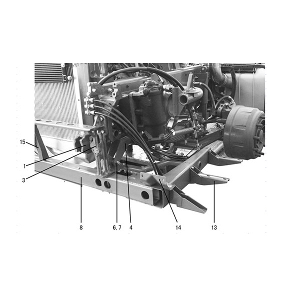 BRACKET FOR BUMPER,TOWING HOOK FRONT