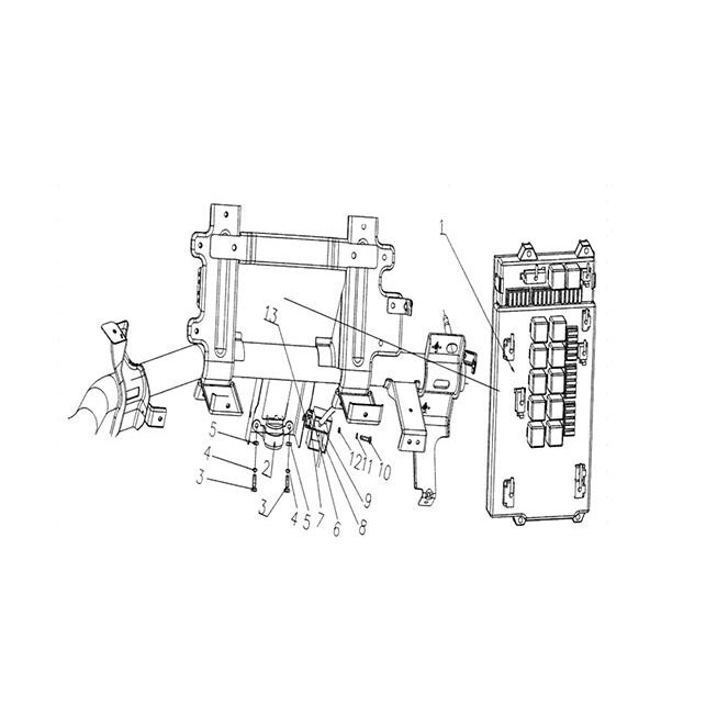 CONTROL BLOCK RIGHT,RELAY,FUSE